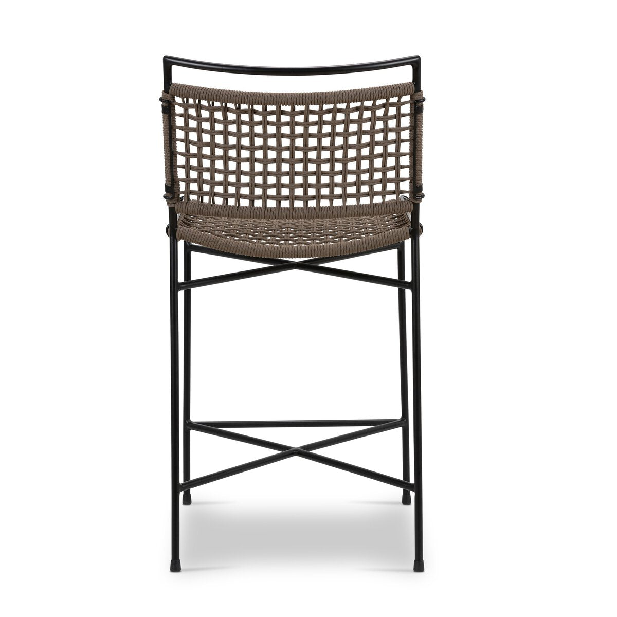 Woven Rope Outdoor Counter Stool