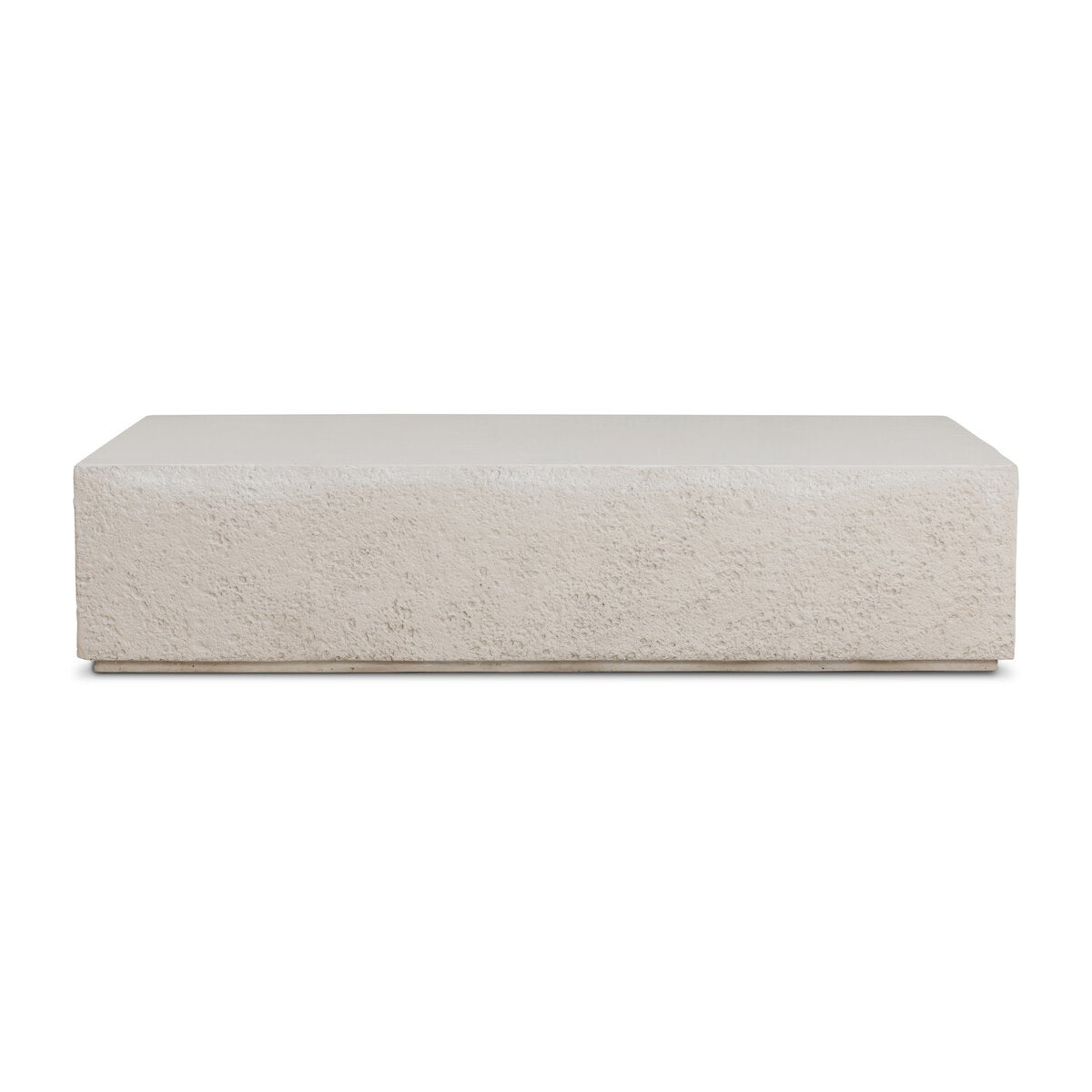 Raw Edge Concrete Outdoor Coffee Table
