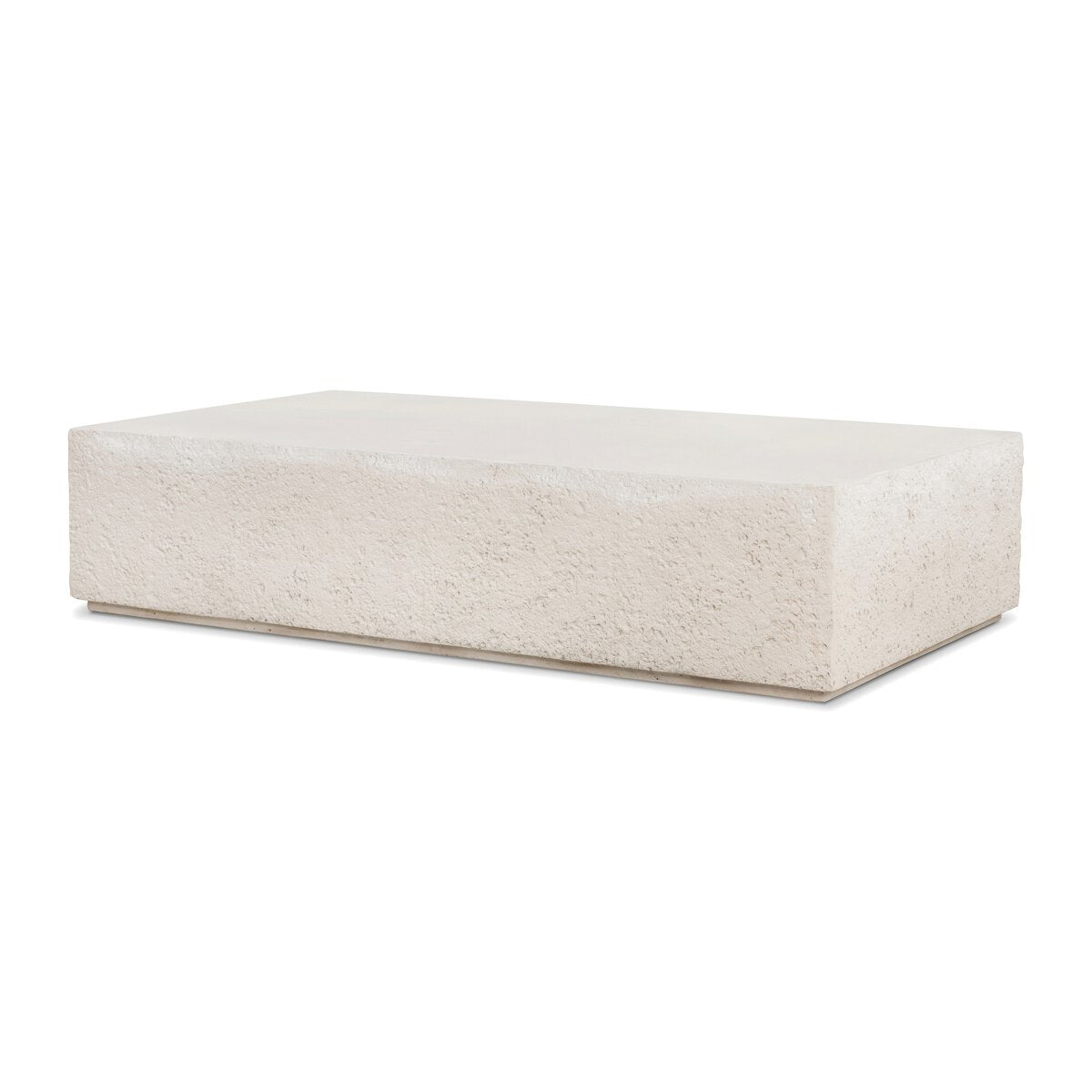 Raw Edge Concrete Outdoor Coffee Table