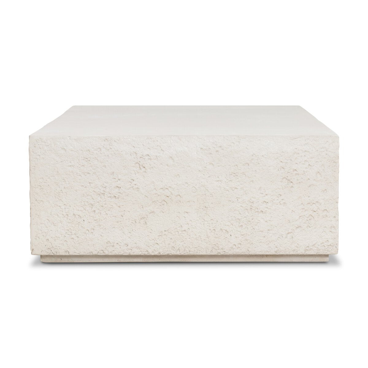 Raw Edge Concrete Outdoor Coffee Table