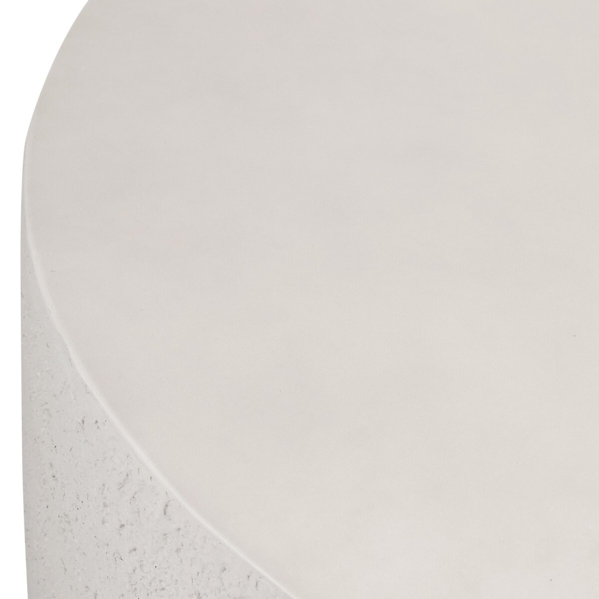 Raw Edge Concrete Round Coffee Table