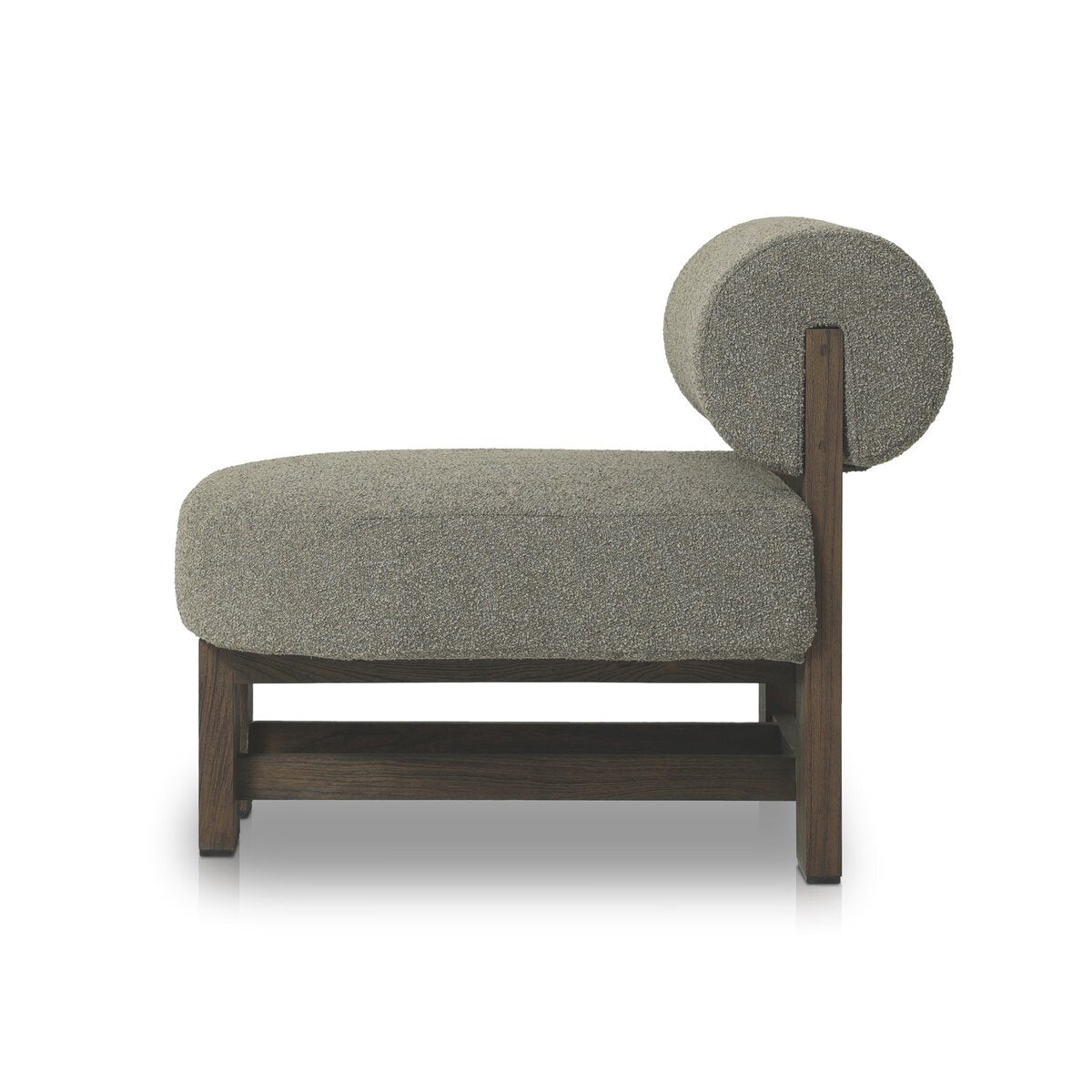Sculptured Round Bolster Outdoor Chair