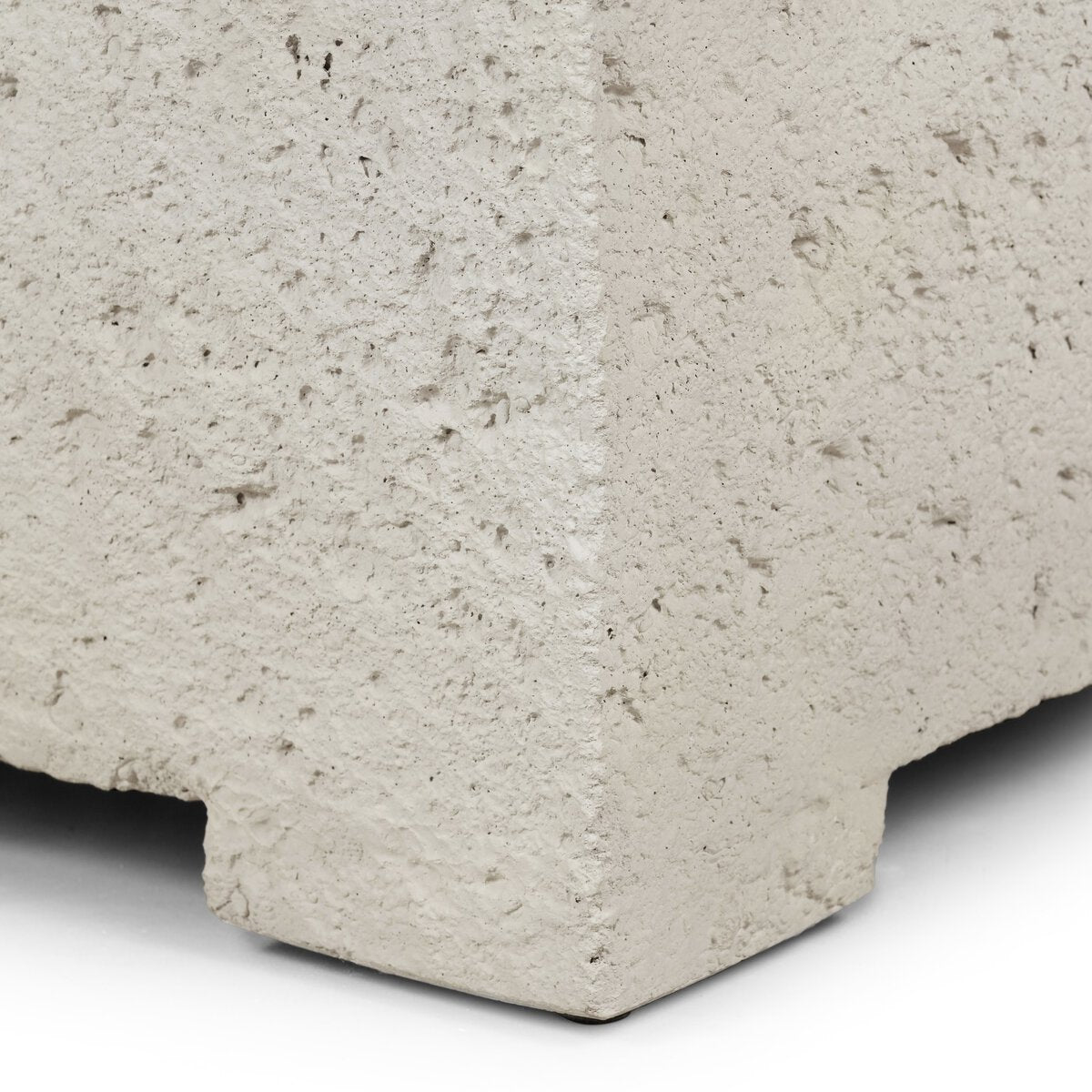 Raw Edge Square Concrete Coffee Table