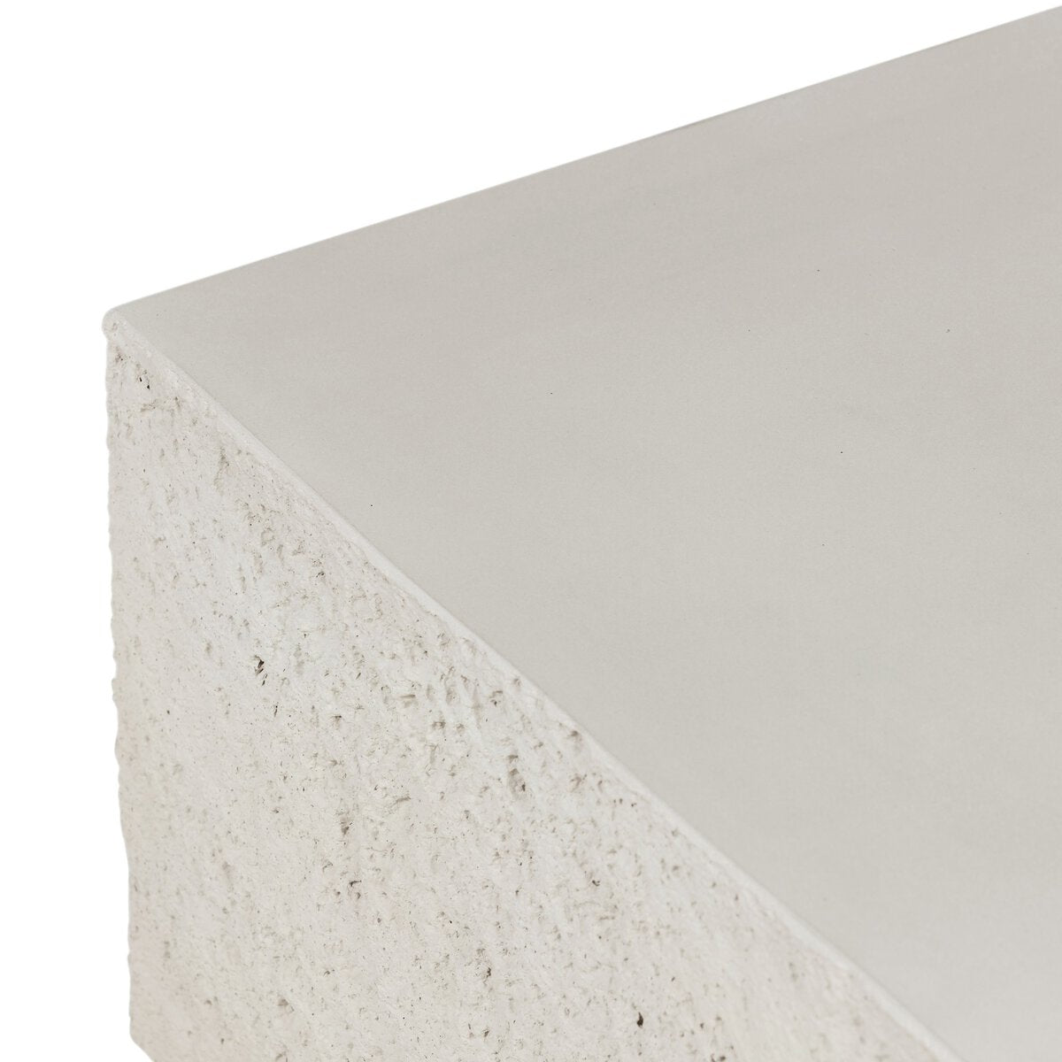 Raw Edge Square Concrete Coffee Table