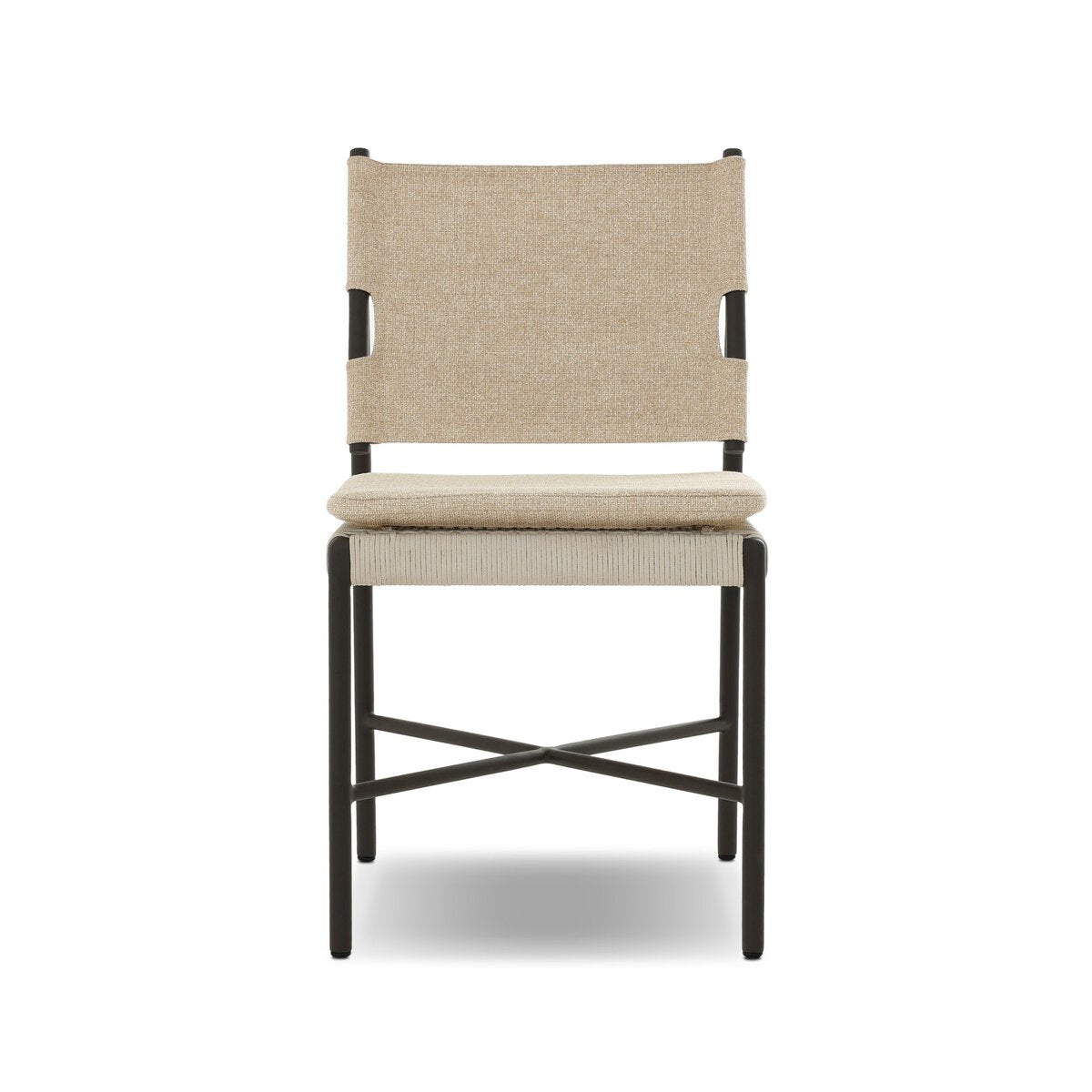 Slim Taupe Outdoor Dining Chair