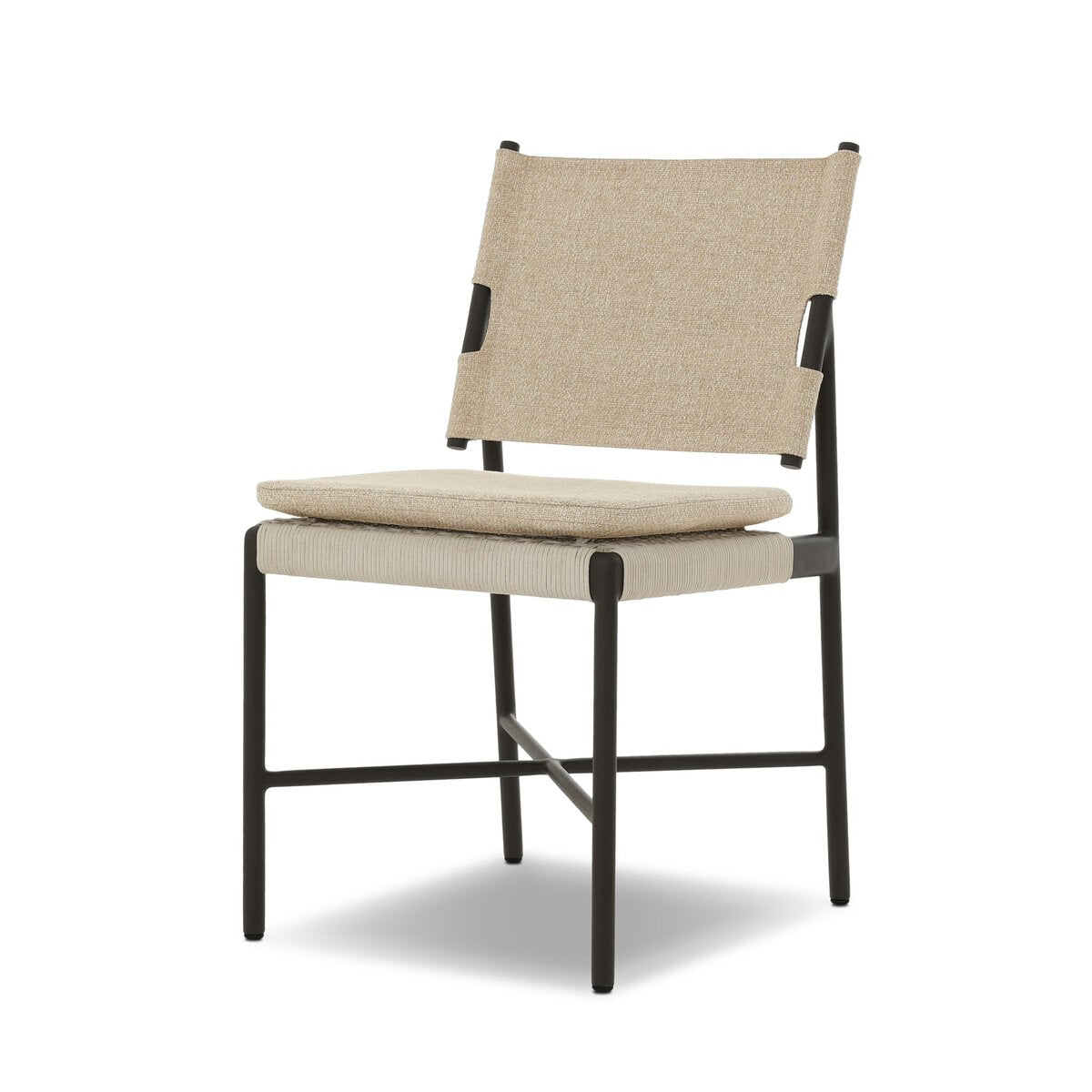 Slim Taupe Outdoor Dining Chair