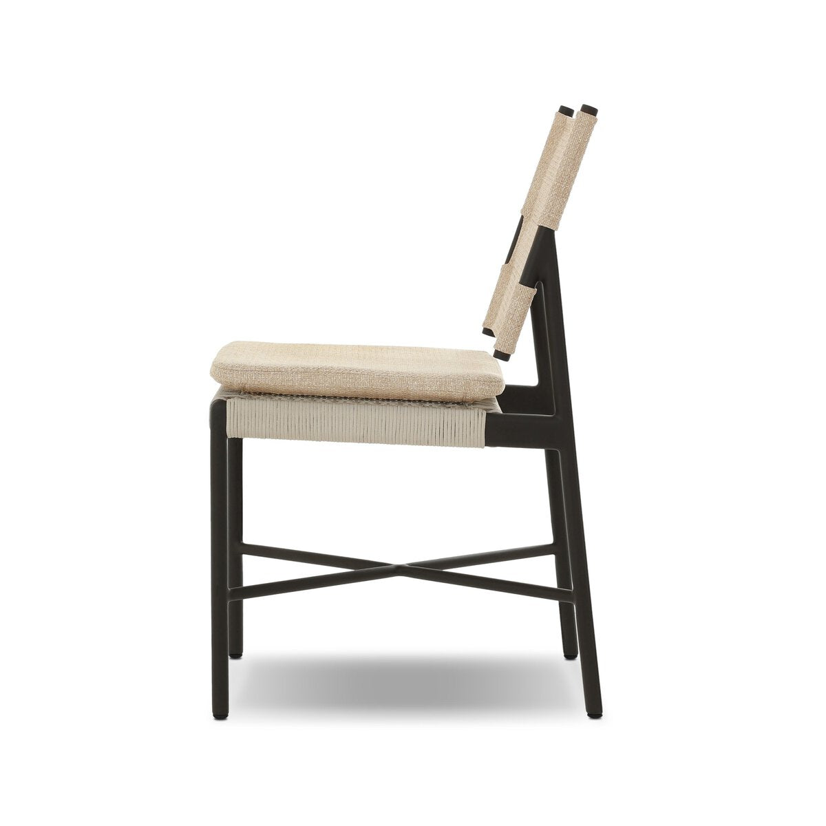 Slim Taupe Outdoor Dining Chair