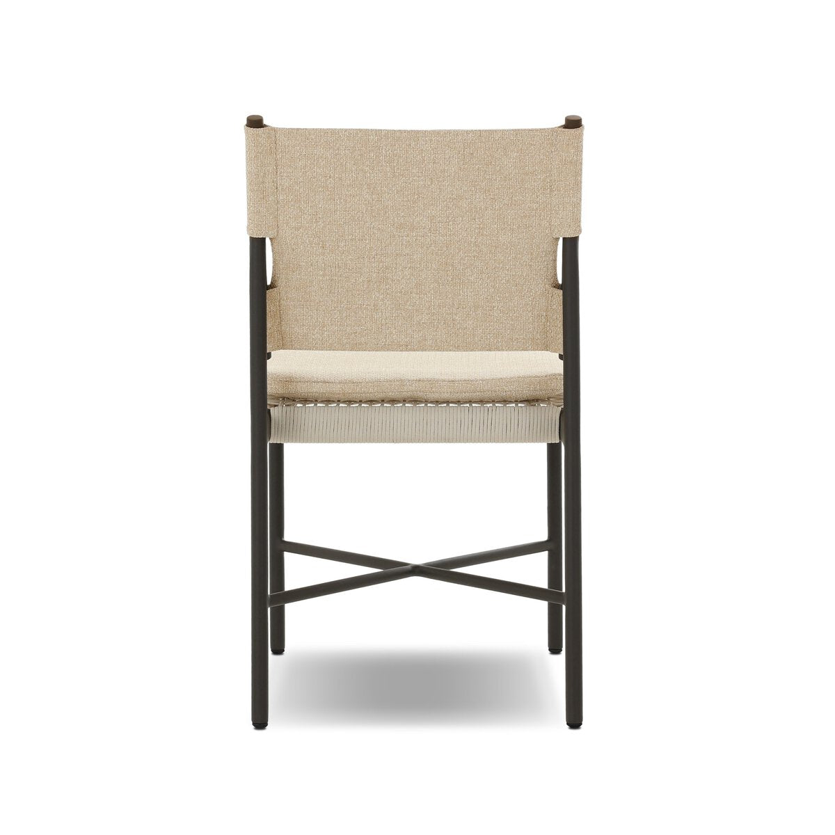 Slim Taupe Outdoor Dining Chair