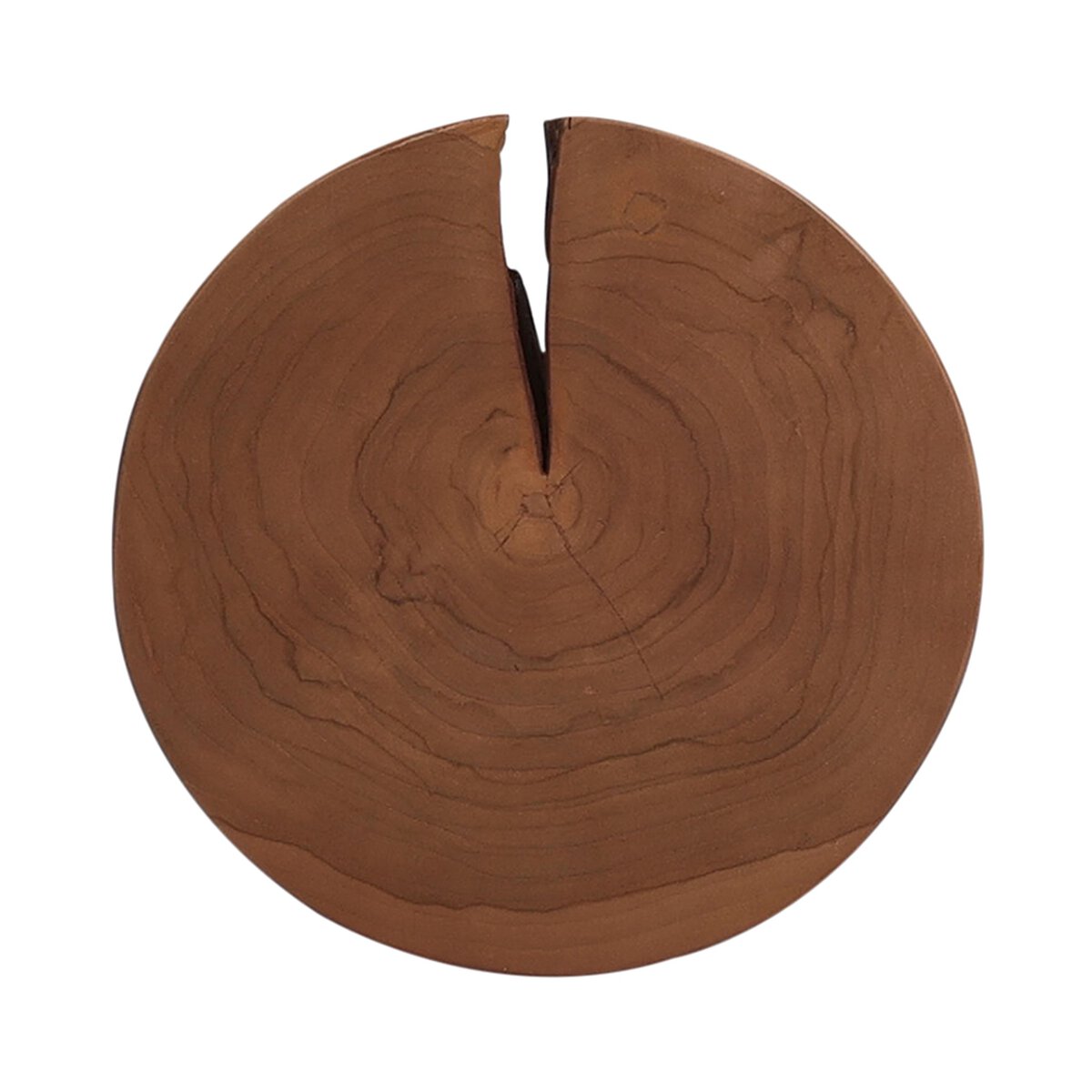 Three Leg Teak End Table