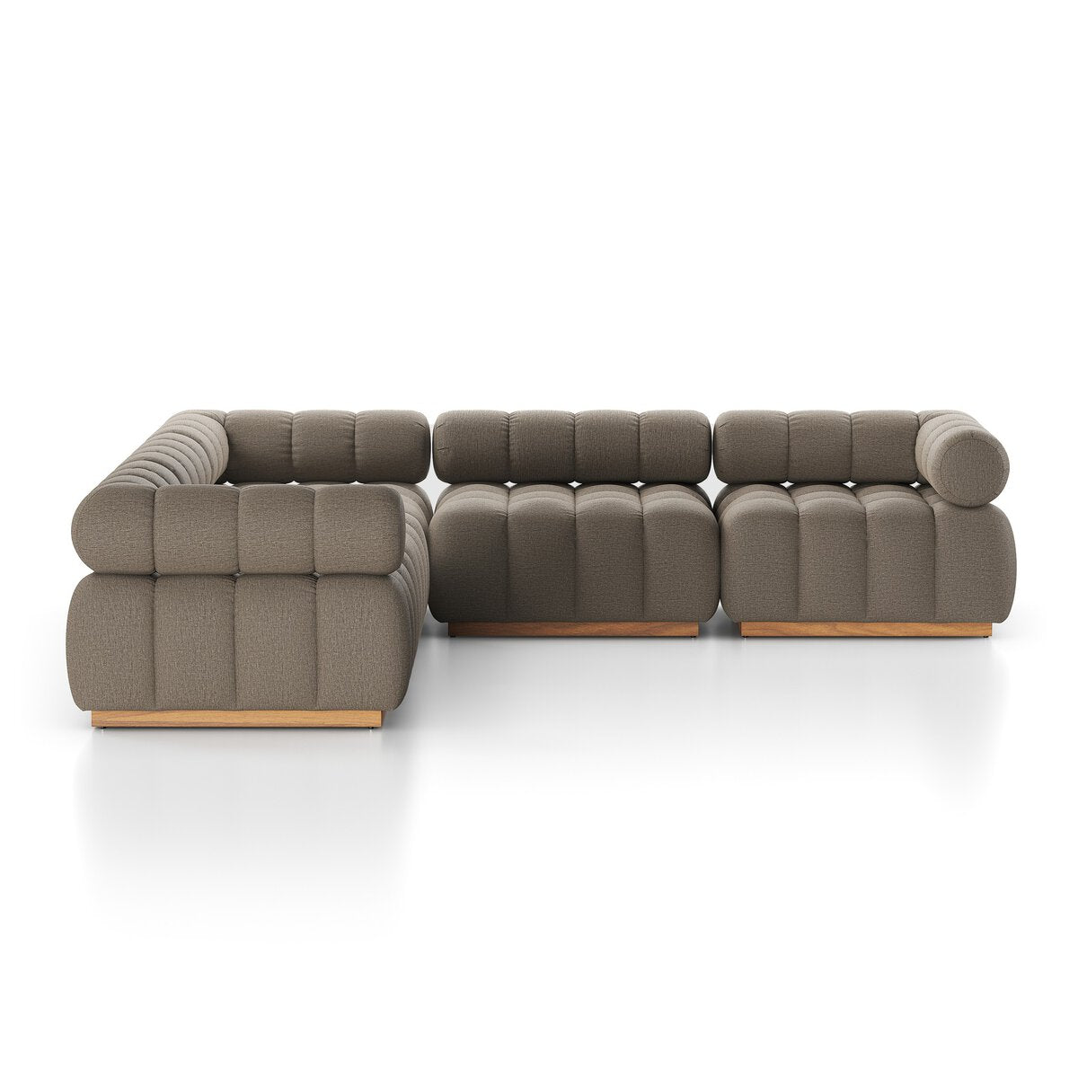 Channelled 5 Piece Outdoor Sectional