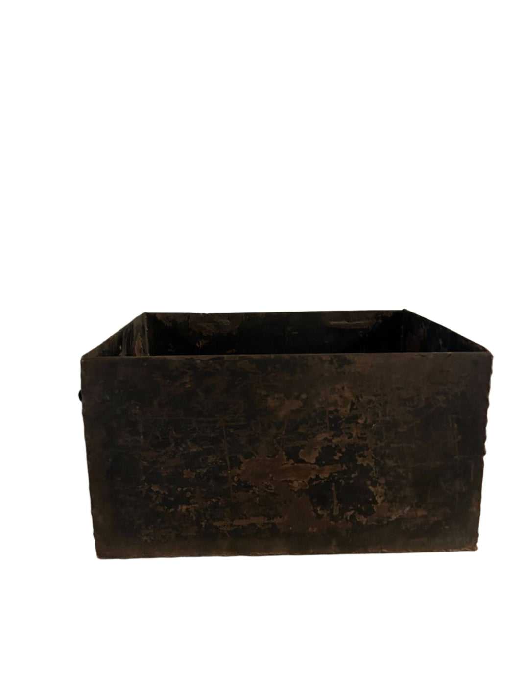 Vintage Metal Storage Bin