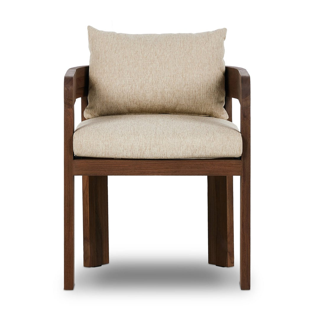 Barrel Back Outdoor Dining Chair