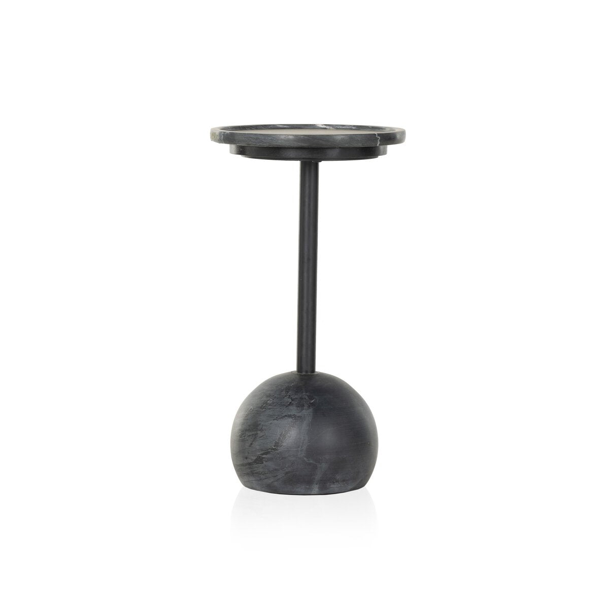 Spherical Marble Base Accent Table