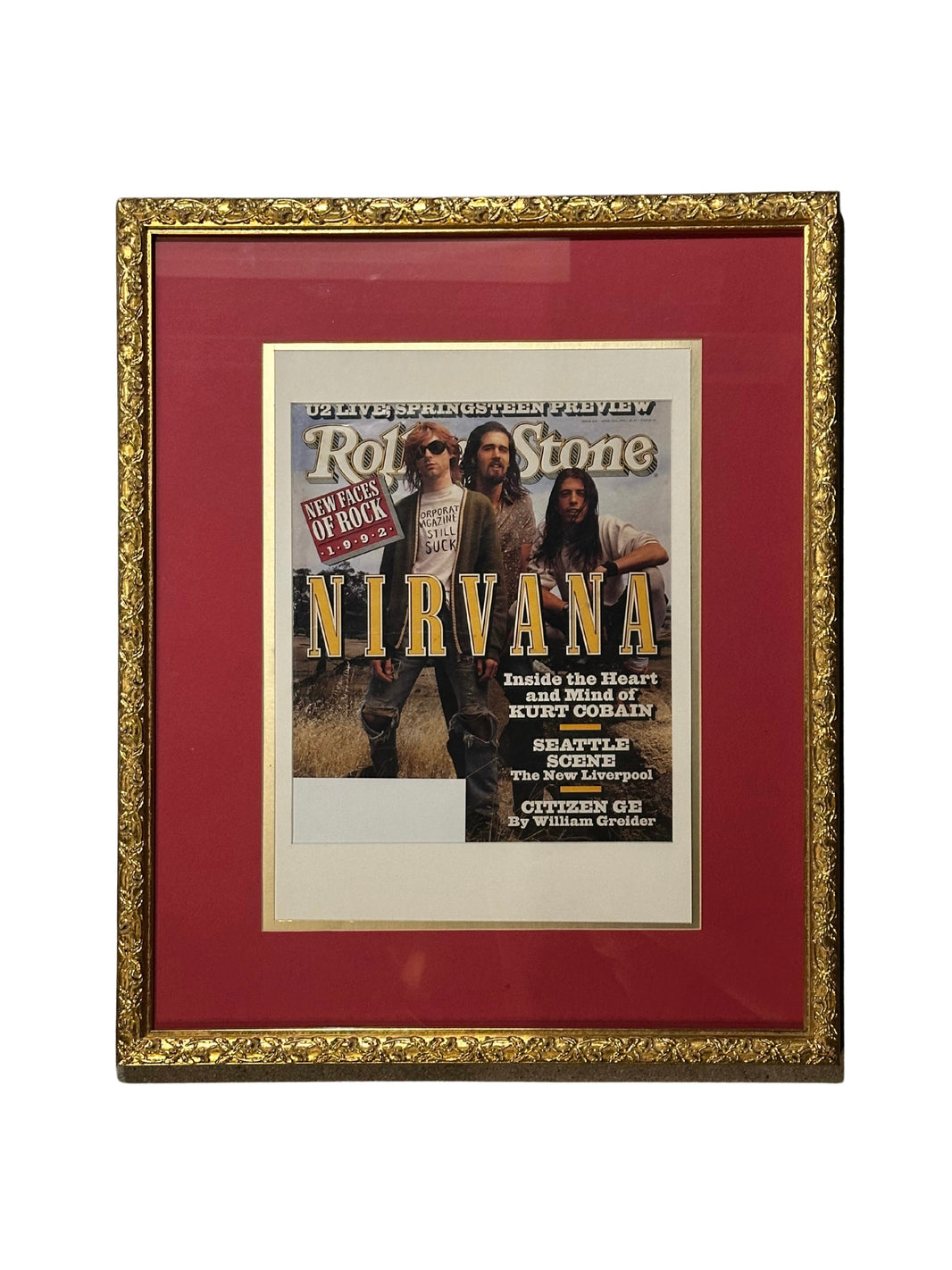 Nirvana Rolling Stone Cover Art