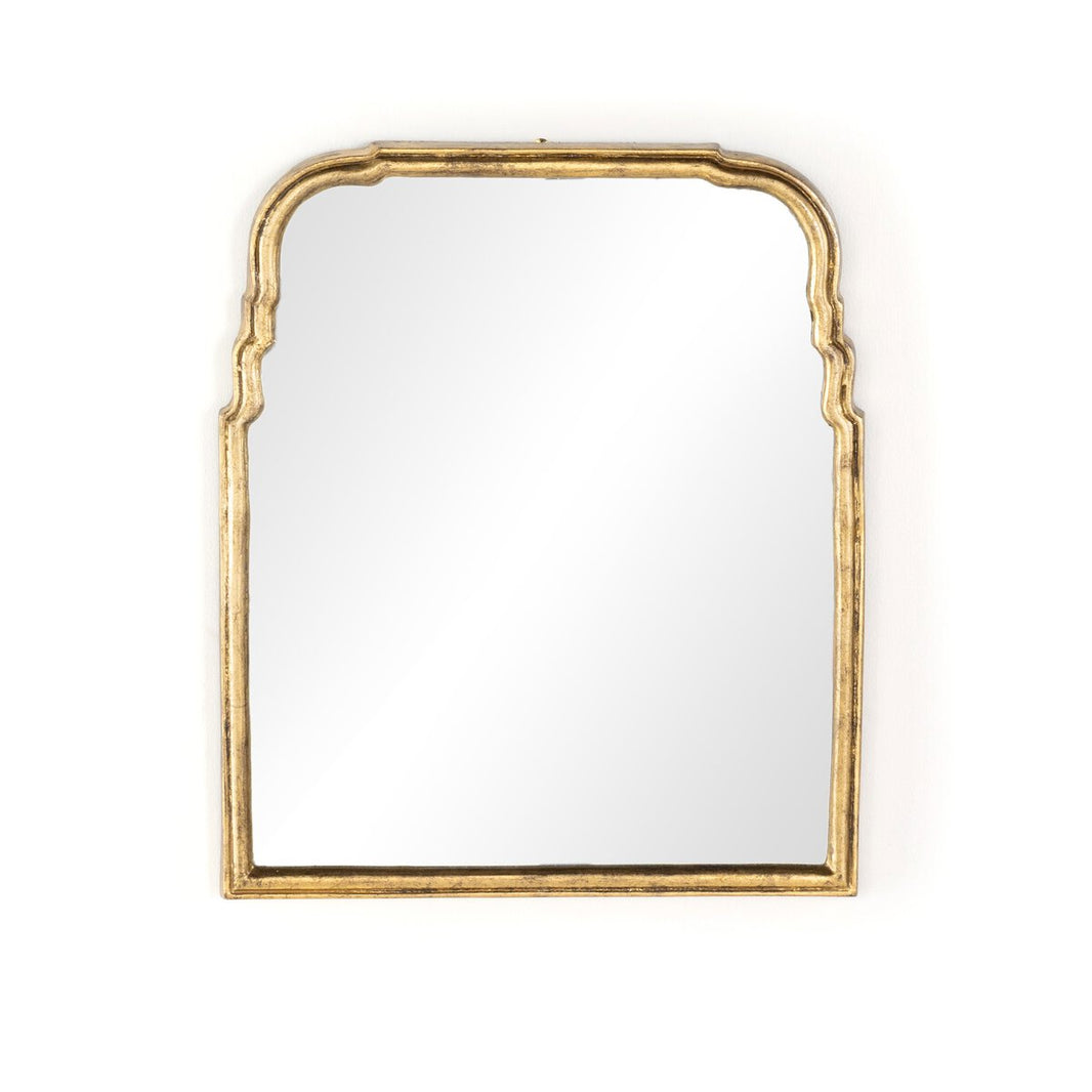 Antiqued Gold Leaf Mirror