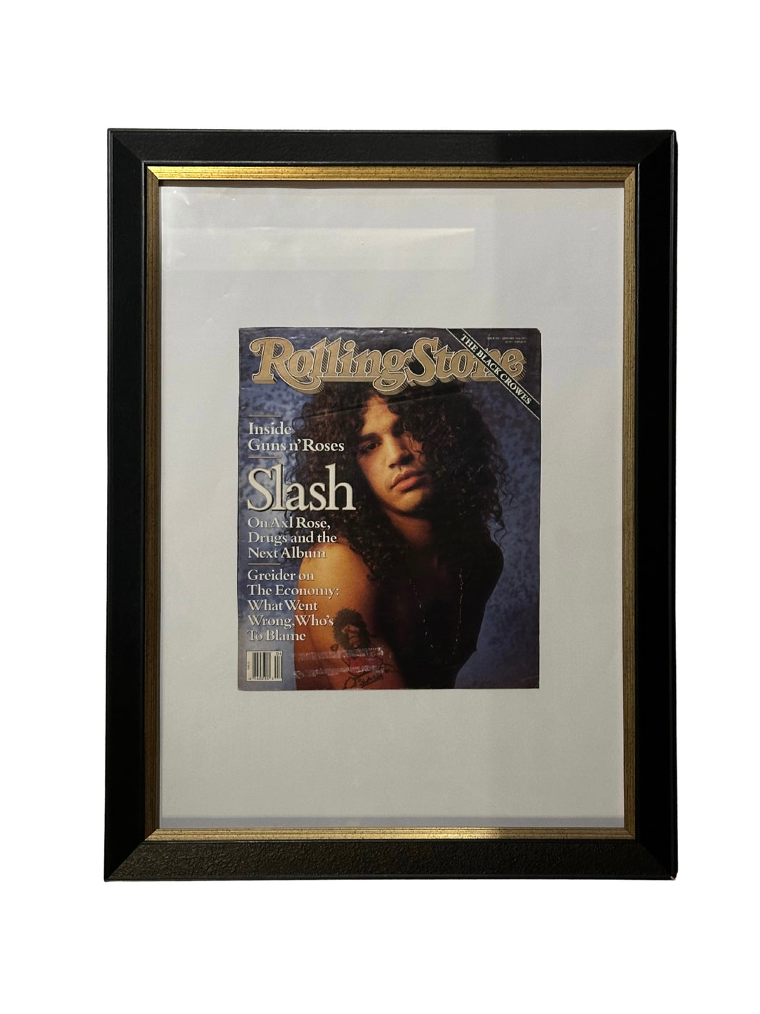 Slash Rolling Stones Print