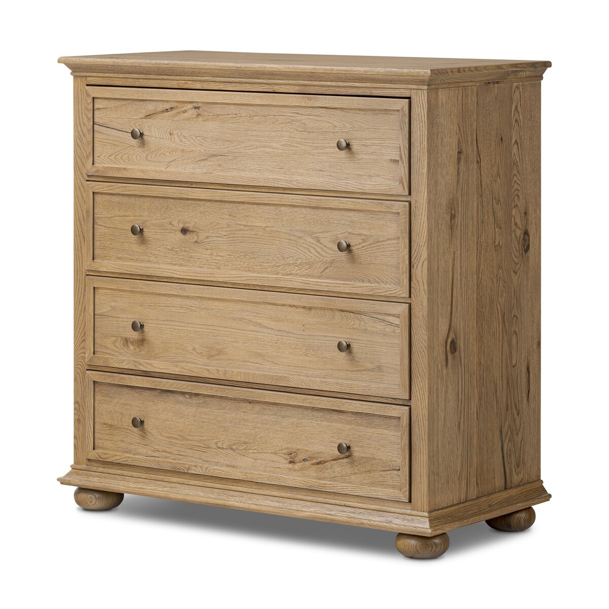 Oak Veneer Tall Dresser