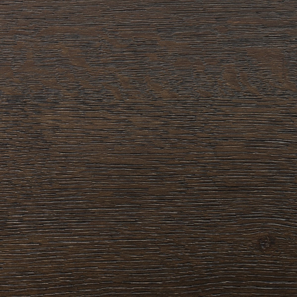 Close-up of the Maggie Tall Chest reveals its dark brown wooden surface with visible grain patterns and fine horizontal lines, showcasing natural texture and subtle color variations—perfect for office or workstation use.
