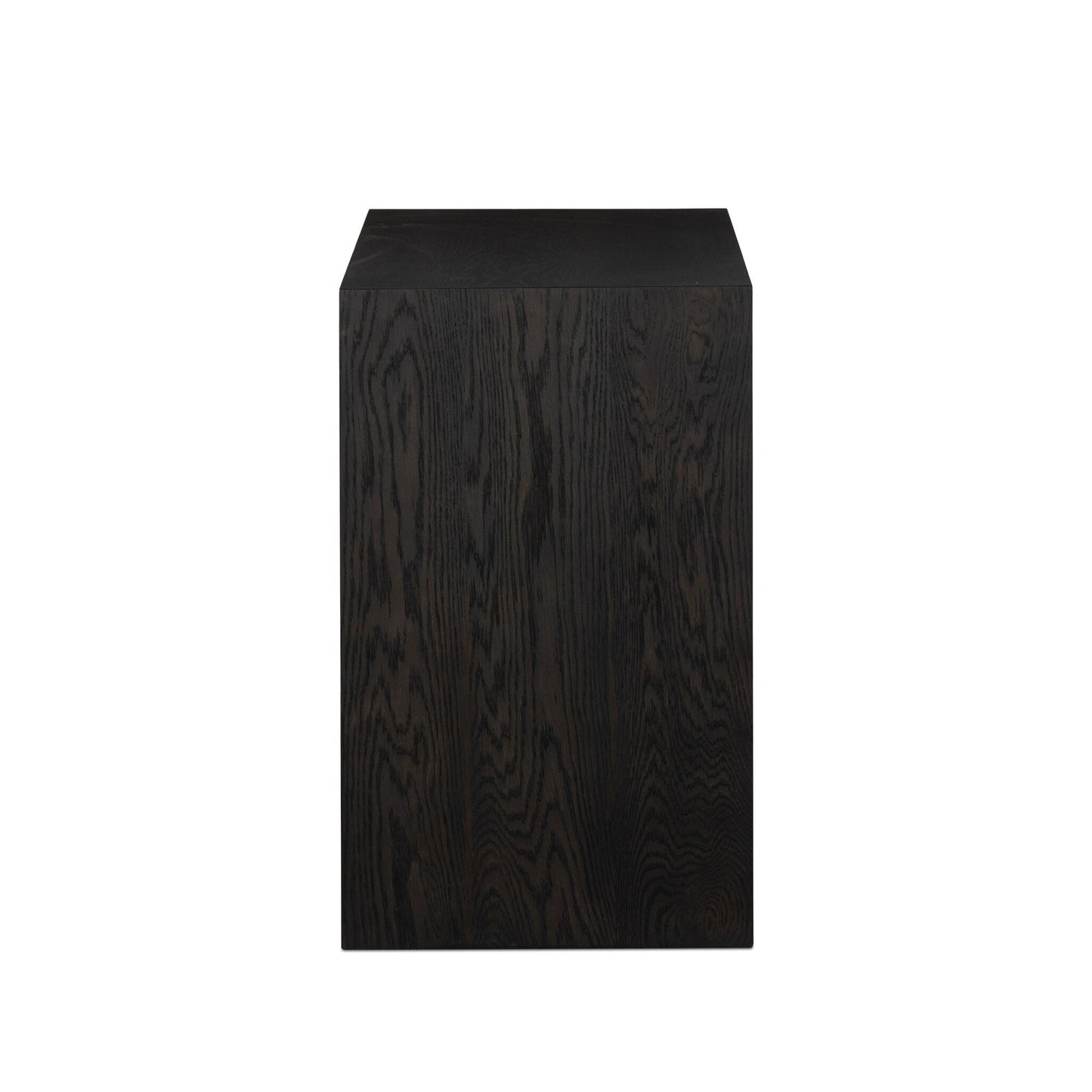 The Arlington Small Cabinet is a rectangular, dark wooden storage unit with a smooth surface and visible wood grain, perfect as a stylish bathroom vanity or cabinet against a white background.