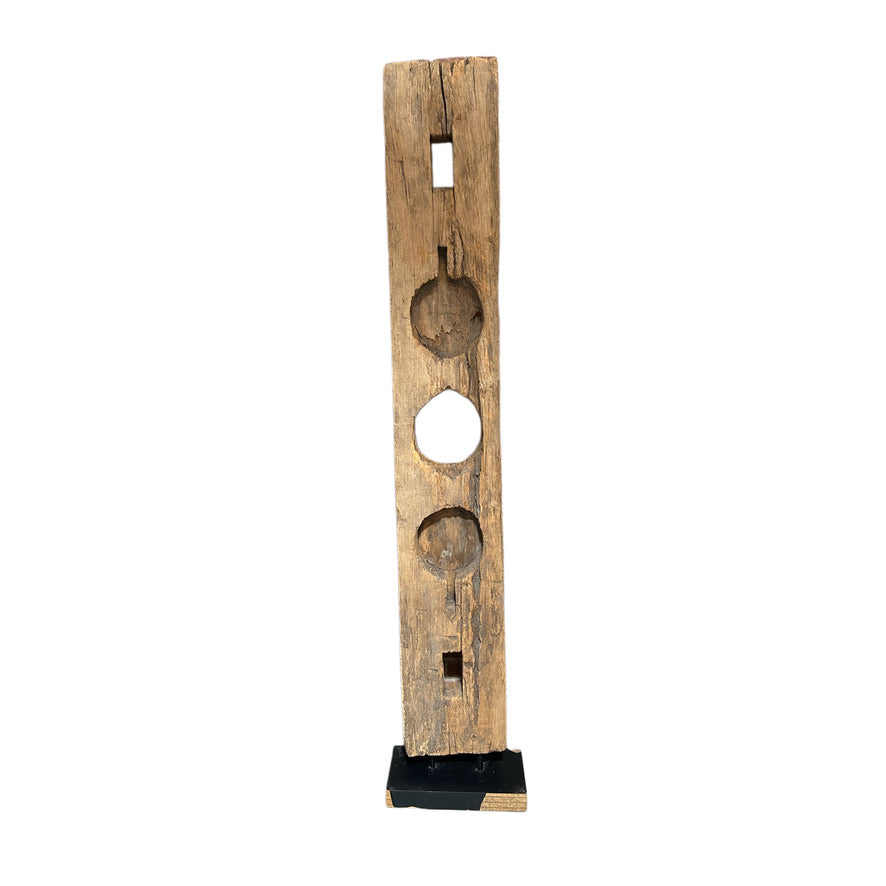 ANTIQUE FENCE POST TOTEM