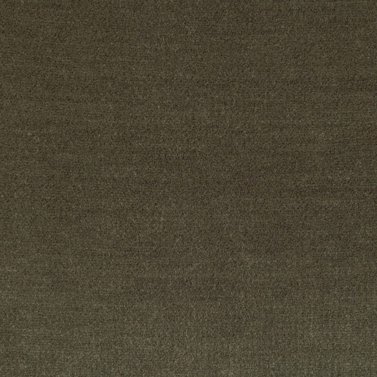 A close-up of the Upholstered Wood Accent Chair showcases its plush Taupe Shierling upholstery, emphasizing the luxurious texture and subtle sheen of the fabric.