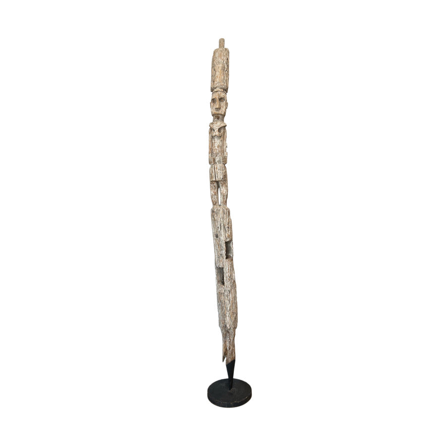 CERUSED ANTIQUE TIMOR ISLAND TOTEM