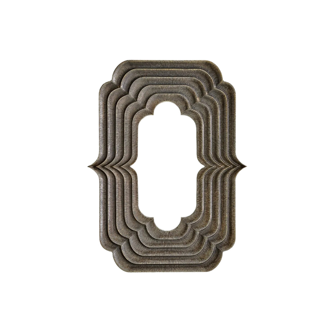 Moroccan Brass Mirror - Small