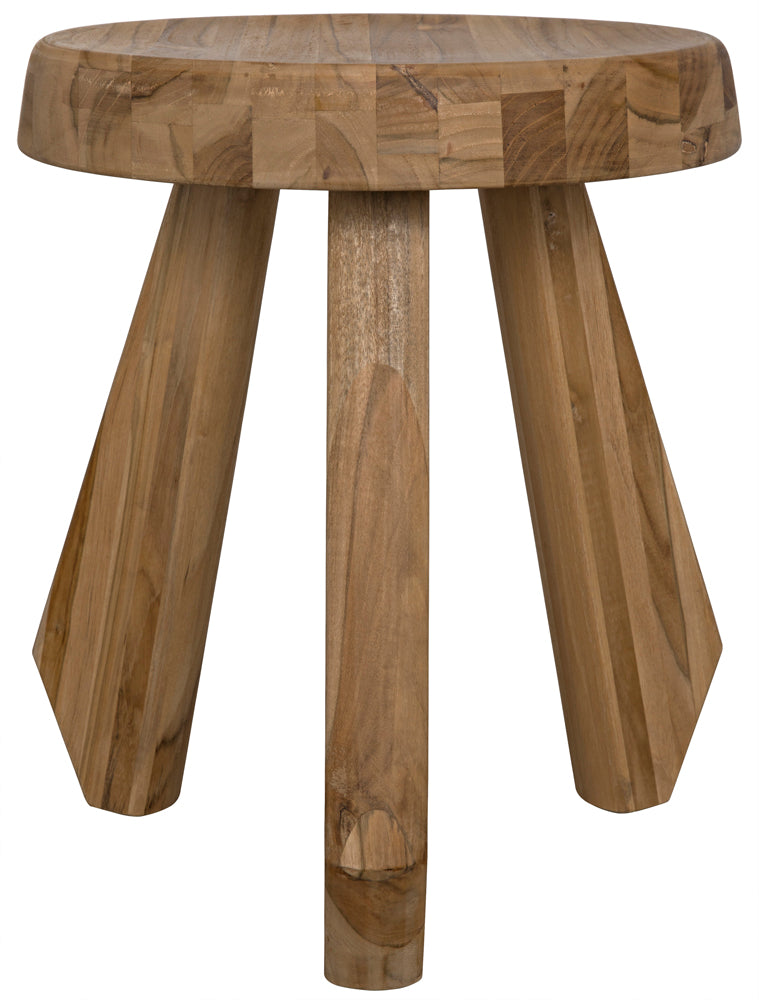Hand Carved Teak Stool