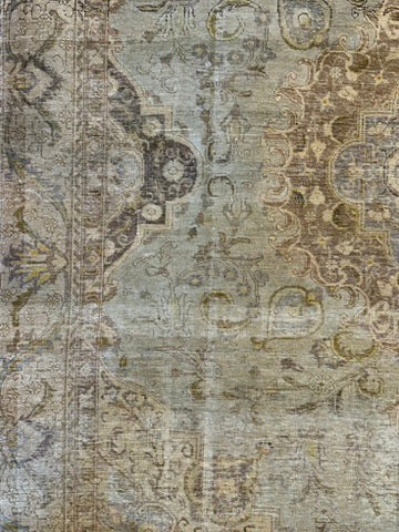 9' x 12' Vintage Over-Dye Sand Area Rug