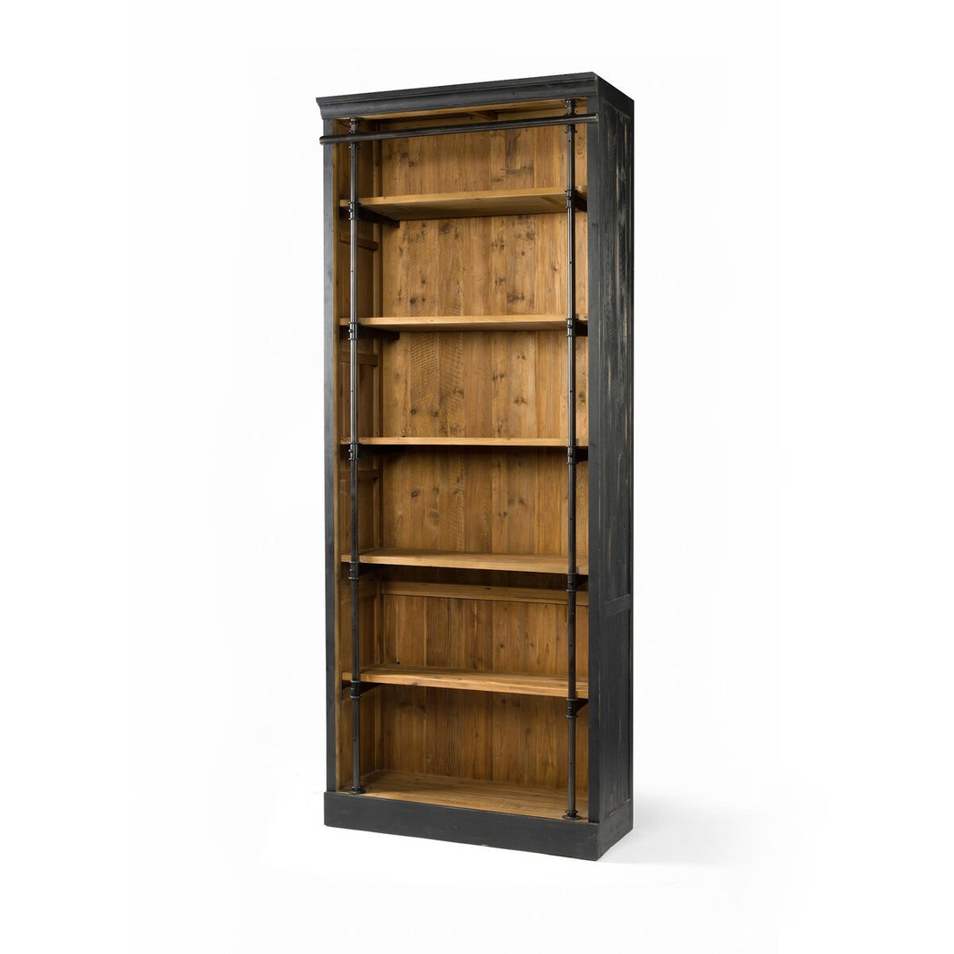 Two-Tone Library Bookcase
