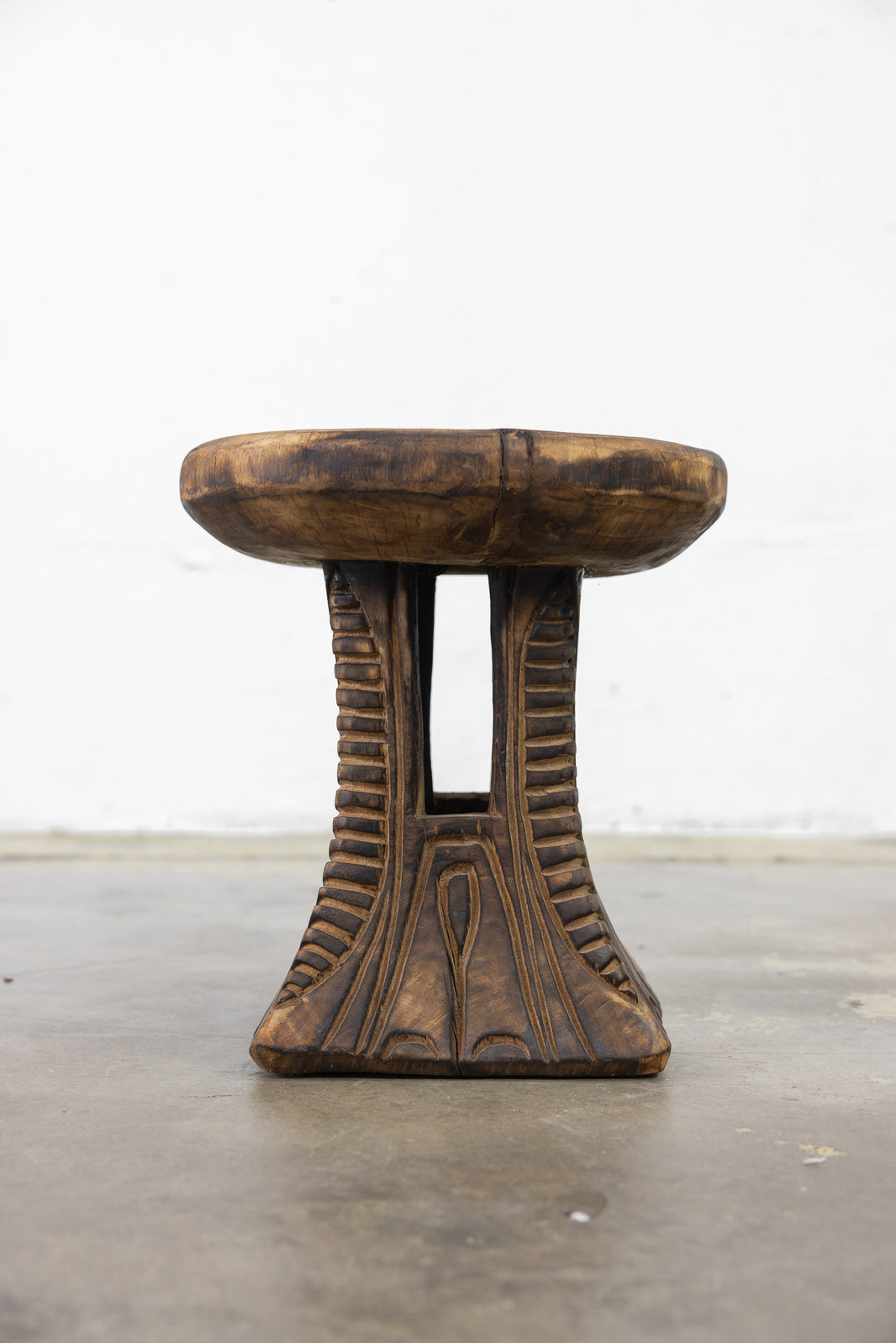 Carved African Stool