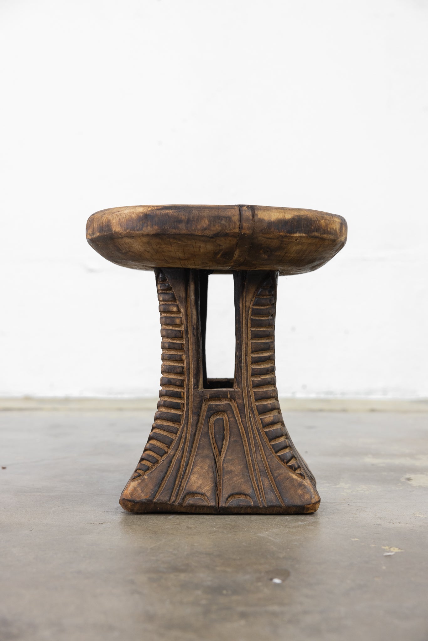Carved African Stool
