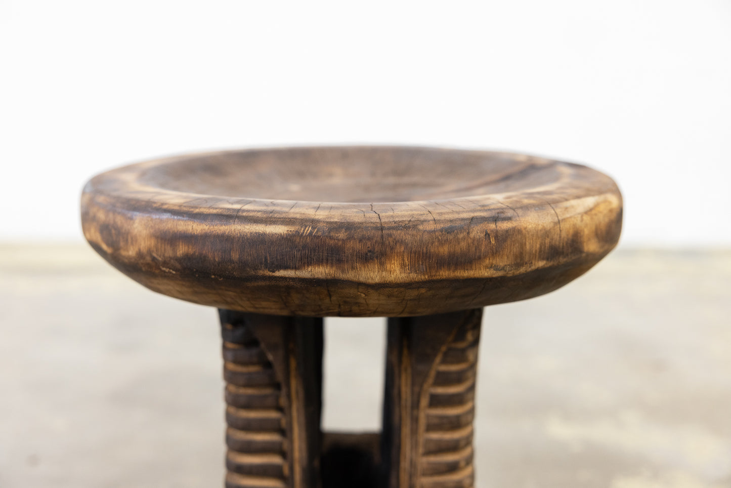 Carved African Stool