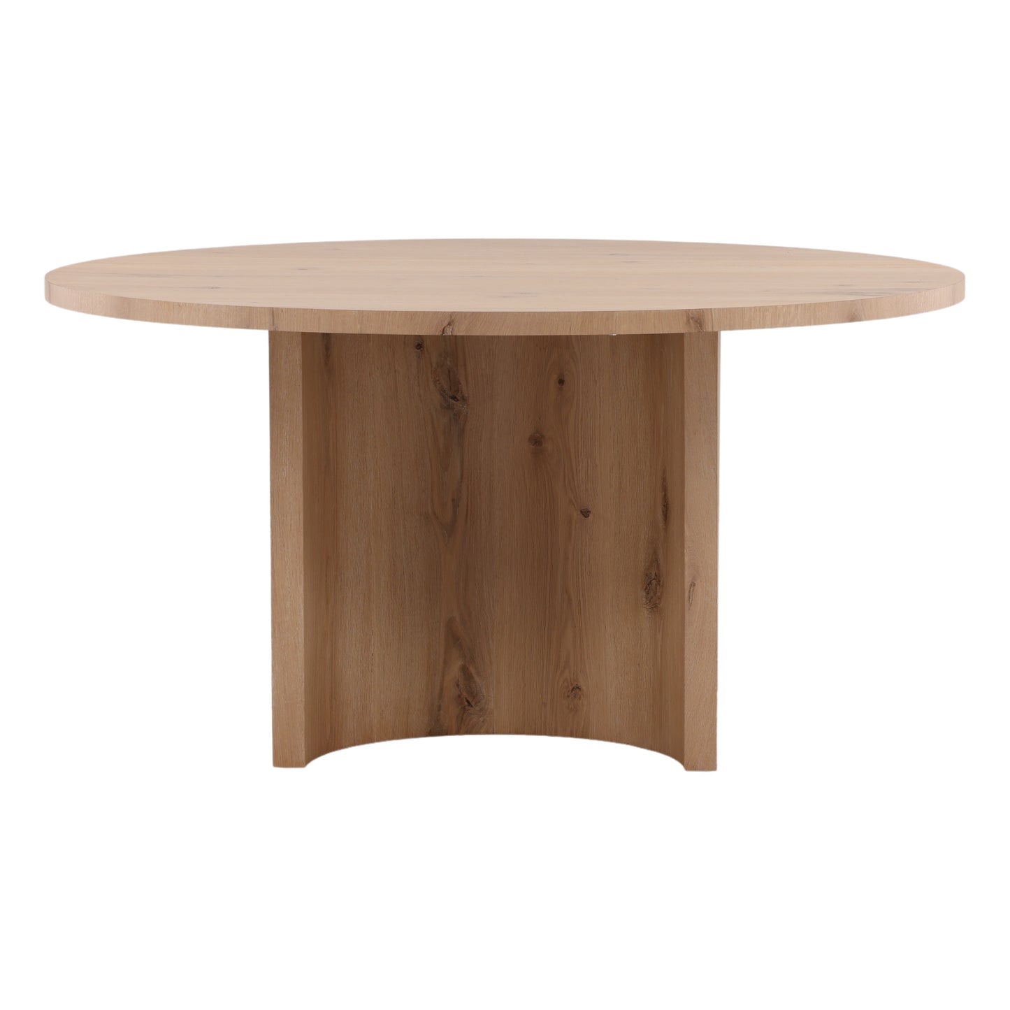Light Oak Round Dining Table