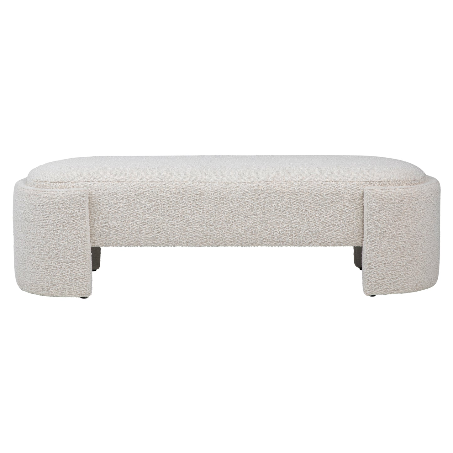 Oblong Boucle Bench