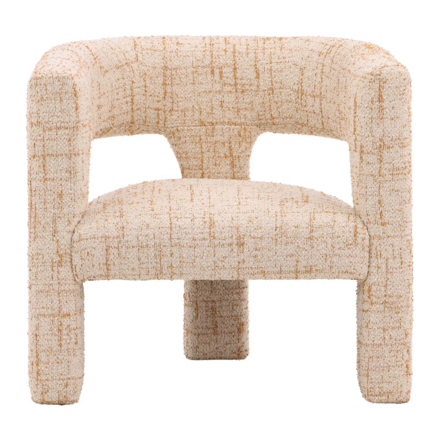 Tweed 3-Legged Accent Chair