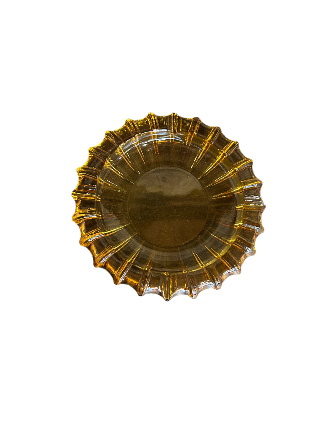 Vintage Scallop Glass Dish
