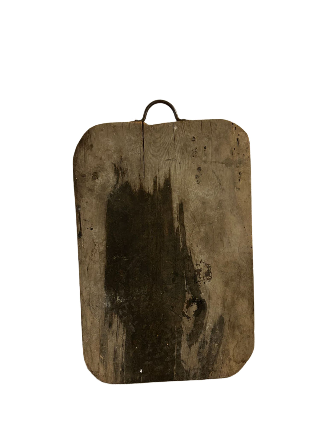 Metal Handle Wood Cutting Board