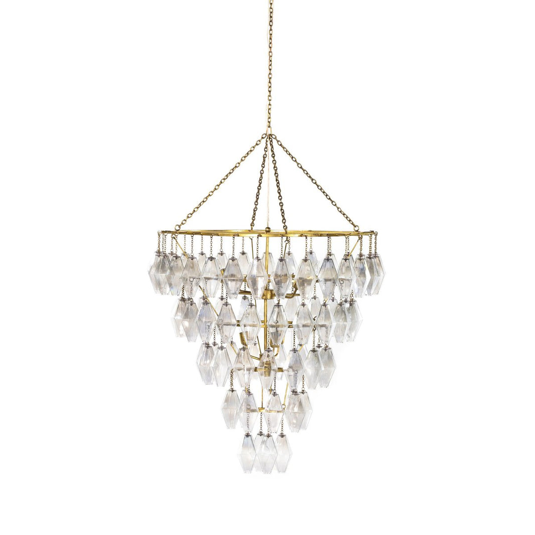 Crystal Bell Waterfall Chandelier