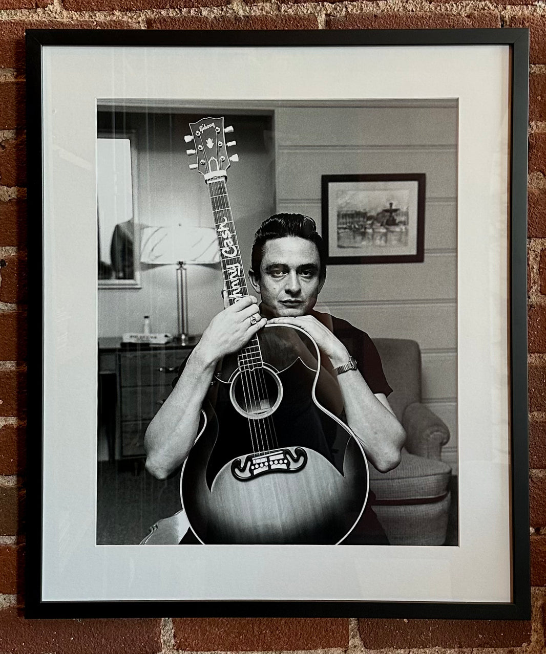 Johnny Cash Gallery Print on Mat
