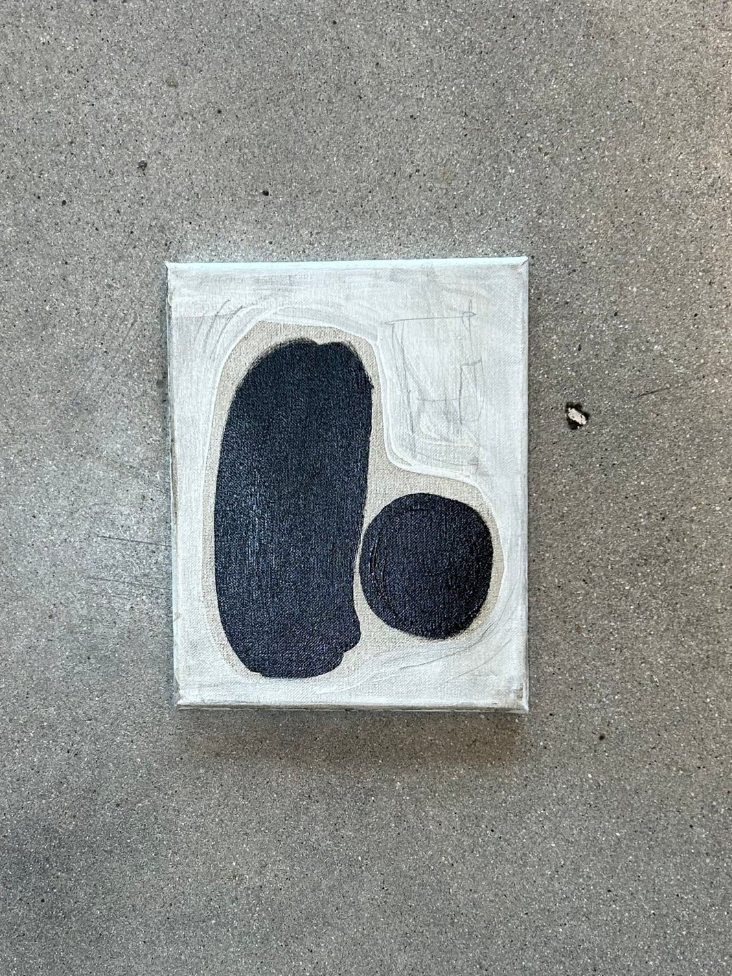 8 x 10 Small Shapes Painting on Canvas