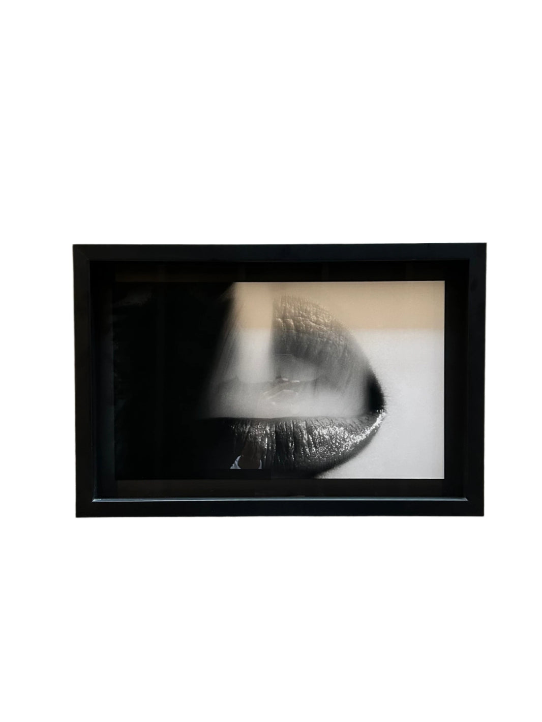 Framed Female Lips Print