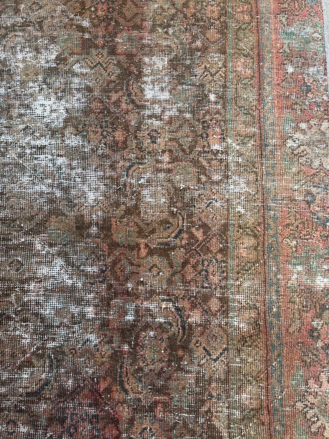 12 x 8.5 Vintage Over-Dyed Area Rug