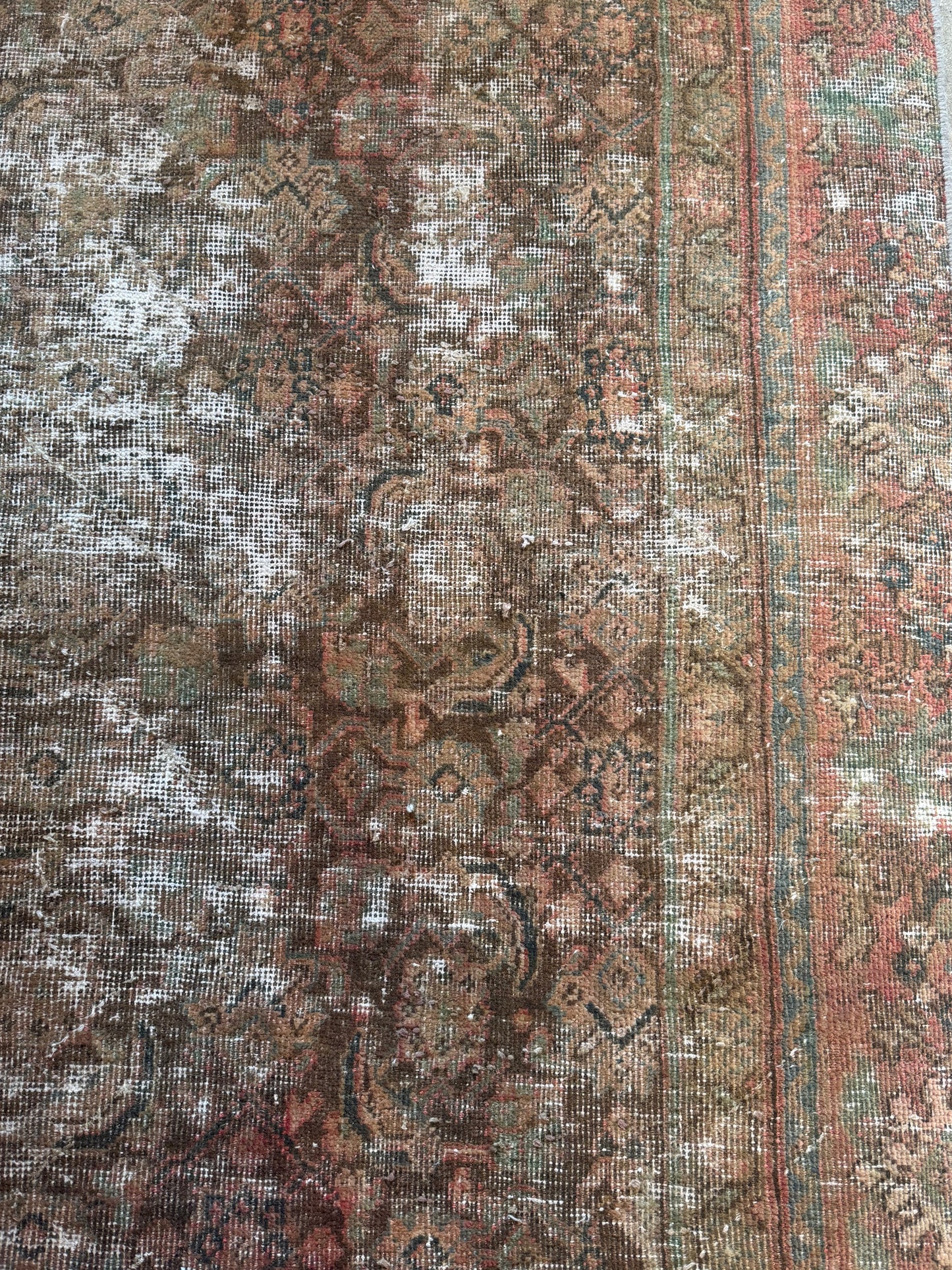 12 x 8.5 Vintage Over-Dyed Area Rug