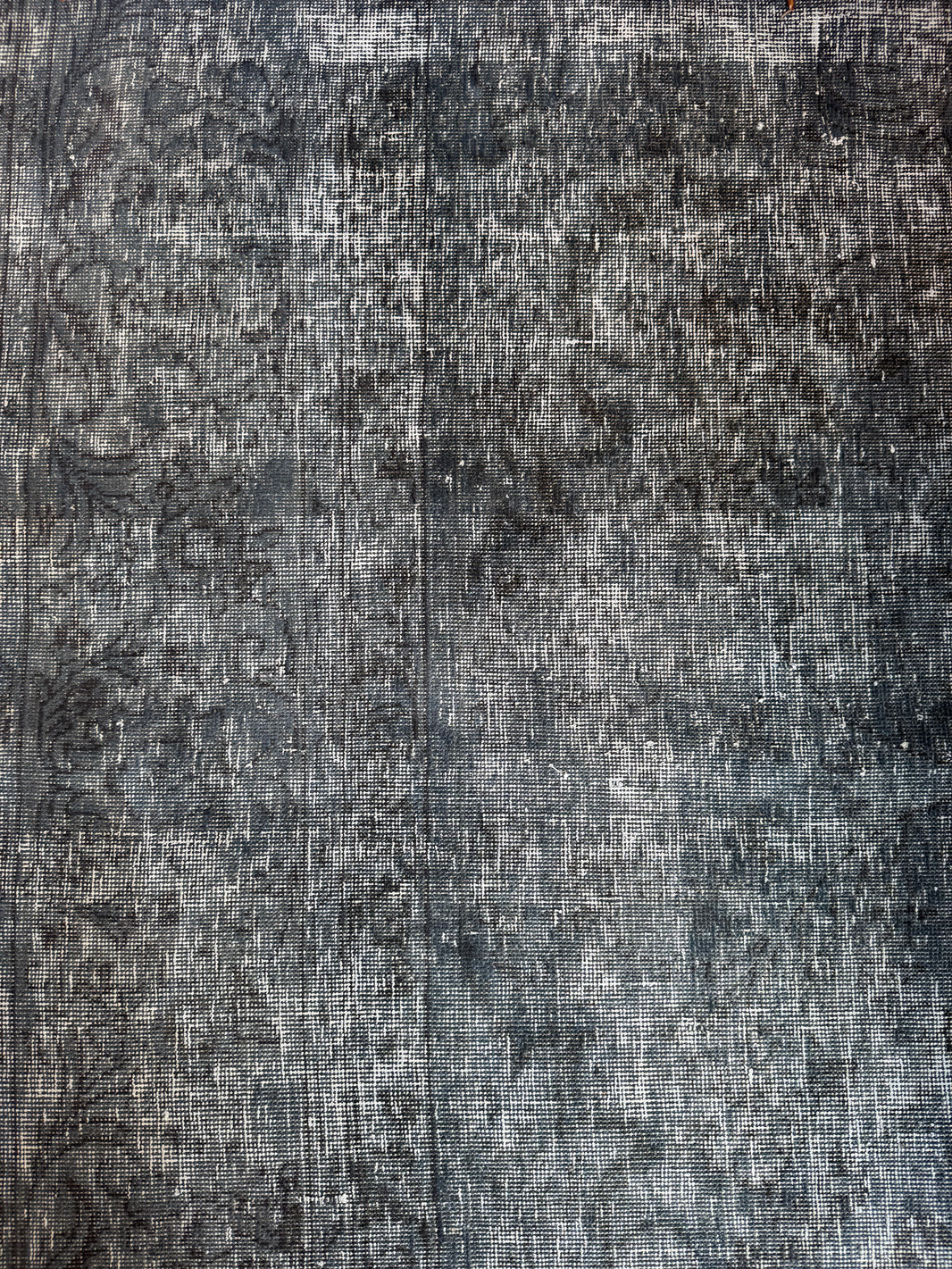 9.8' x 12.5' Vintage Over-Dye Charcoal Area Rug