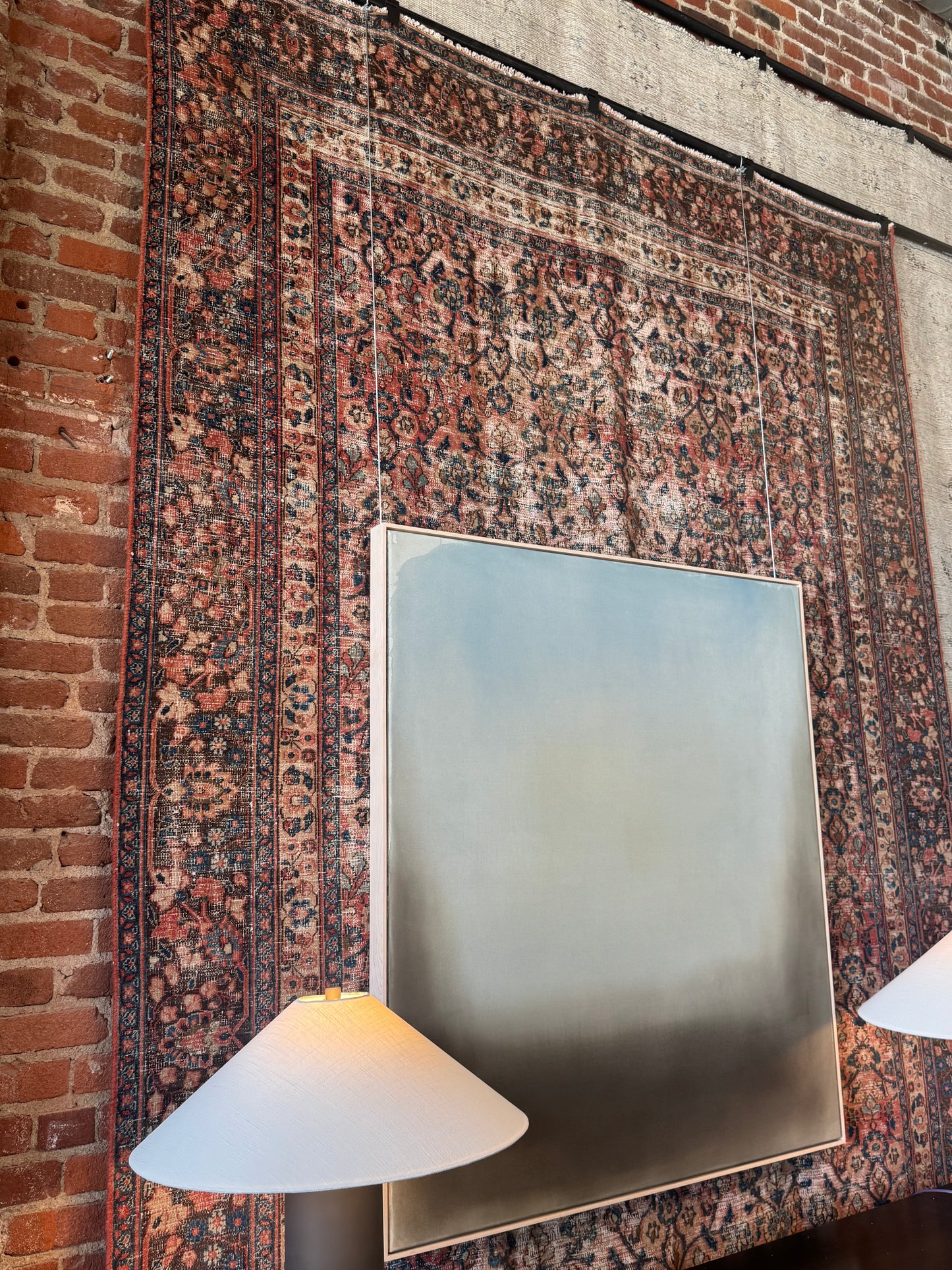 7' x 10' Vintage Distressed Area Rug
