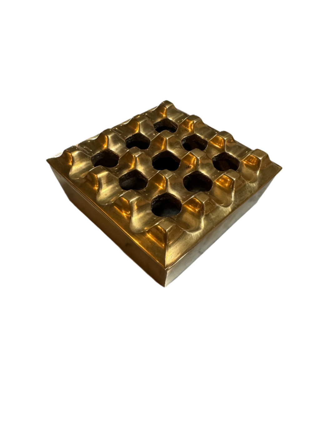 Vintage Gold Cigar Ash Tray
