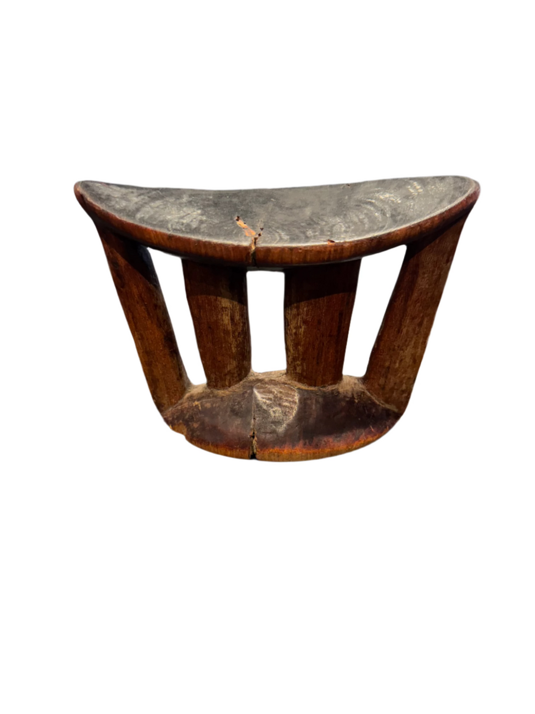 Vintage African Headrest Sculpture