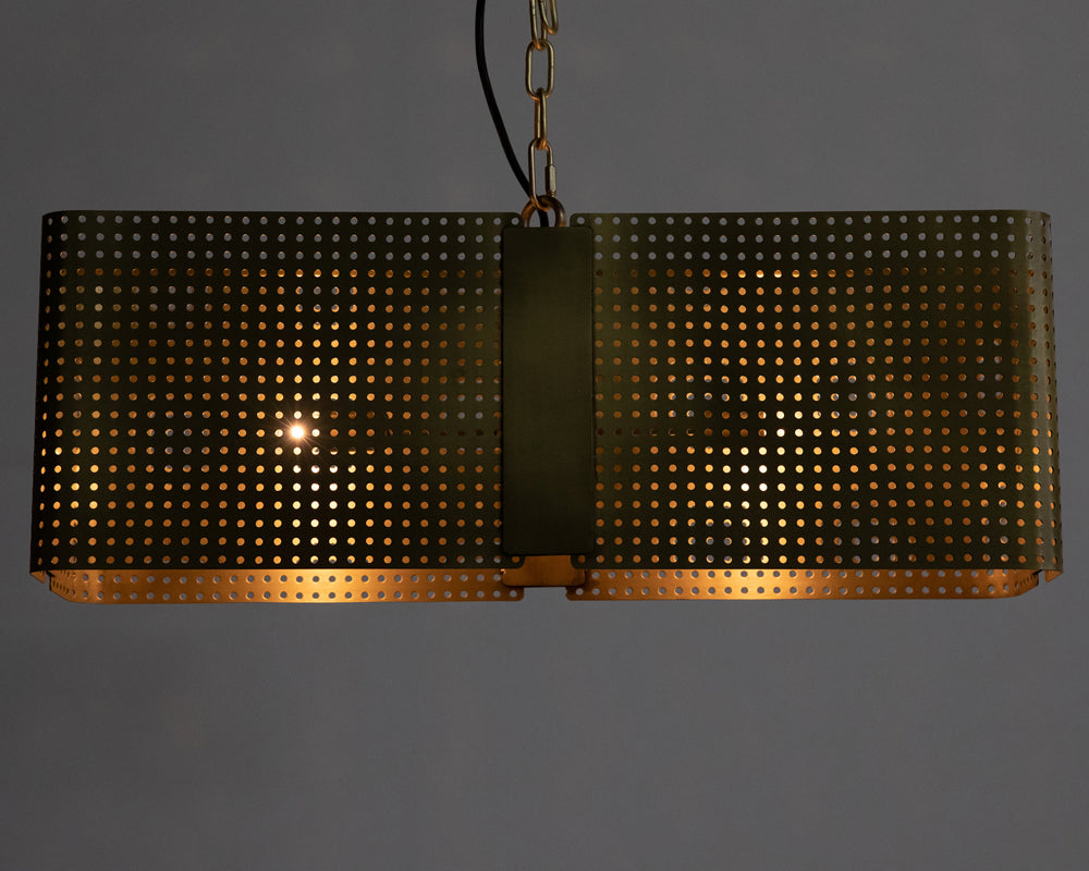 Apollo Lantern, Metal with Brass Finish