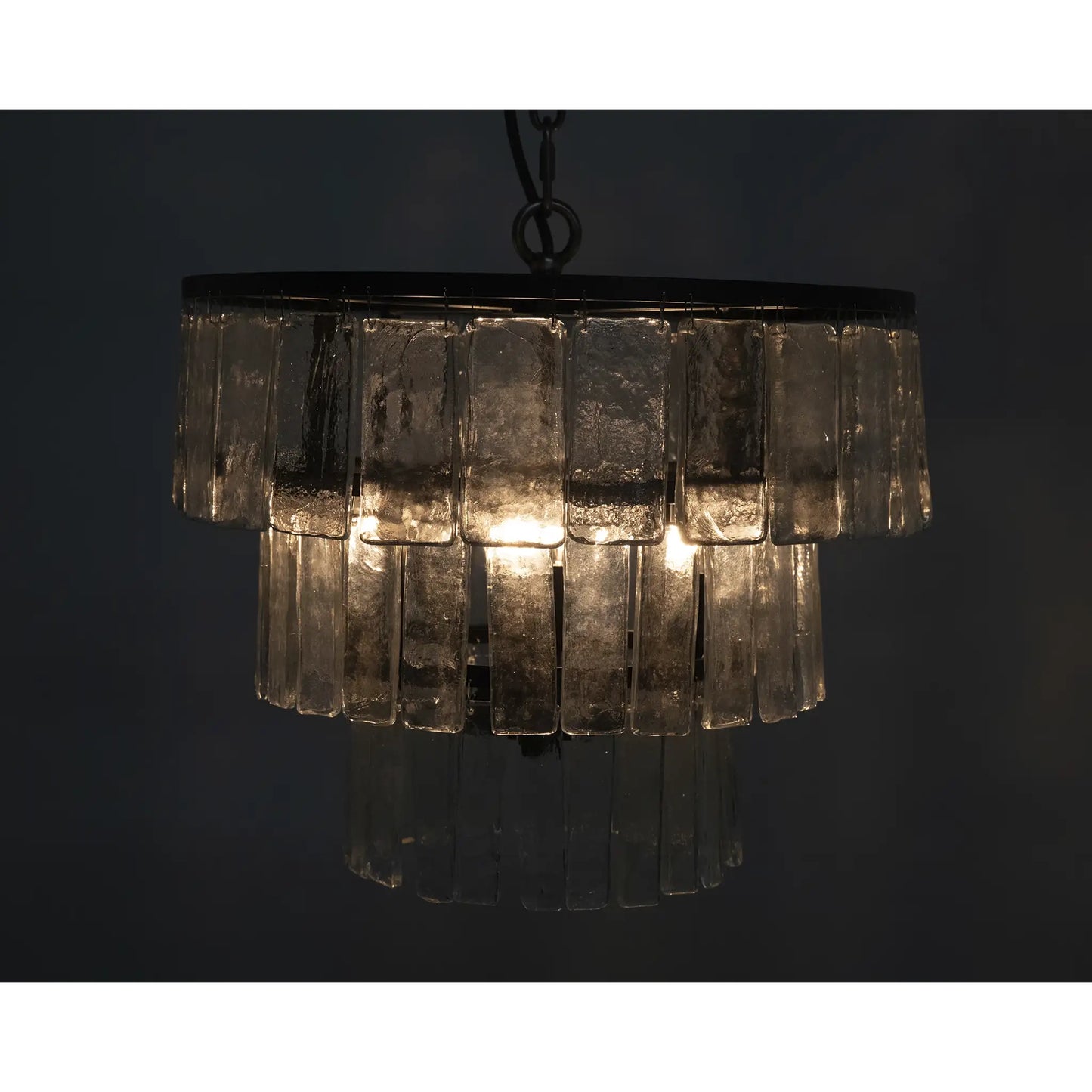 Glass Drip Chandelier, Small